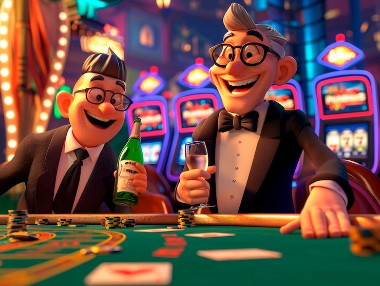 Pemain profesional dengan peralatan gaming premium di turnamen MPL